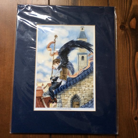 "Overlook" Signed Fantasy Print - Picture 1 of 3